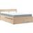 vidaXL Bed with Drawers and Mattress Frame Bed 125.5x205.5cm