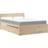 vidaXL Bed with Drawers and Mattress Rammeseng 125.5x205.5cm
