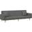 vidaXL Cama De Dark Grey Soffa 220cm 2st 2-sits