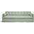 Meli Meli Dahlia Grande 3-Seater Light Green Soffa 240cm 3-sits
