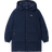 Lacoste Kid's Long Recycled Fabric Puffer Jacket - Midnight Blue