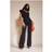 PrettyLittleThing One Shoulder Drape Detailed Jumpsuit - Black