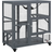 Pawhut Outdoor Catio Cat House on Wheels with Platforms