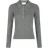 Neo Noir Panama Knit Blouse - Dark Grey Melange