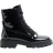 River Island Lace Up Boots - Black Patent