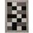 Think Rugs Brooklyn BRK04 Checkers Geometric Black, Grey 120x170cm