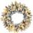 Homcom Pre-Lit Christmas Wreath with LED Green Decoration 60cm