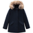 Woolrich Kid's Arctic Raccoon Parka - Melton Blue (CFWKOU0221FRUT0641_MLB)