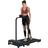 Homcom 2.5HP Folding Treadmill Walking Pad with Remote Control, 1-10KM/H Black One Size