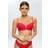 Ann Summers Sexy Lace Padded Plunge Bra - Red