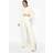 boohoo Womens Rib Wrap Detail Knitted Set - Cream