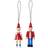 Kay Bojesen Ole & Lise Red/Blue/White Julgranspynt 10cm 2st