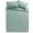 John Lewis & Partners Pure Cotton Bedding Duvet Cover Green (200x200cm)