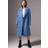 Street One Oversized Revers-Mantel - Blau