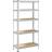 vidaXL 5-Layer Storage Shelf Silver Steel Shelving System
