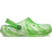 Crocs Classic Lined Glow-in-the-Dark Clogs - Green Slime