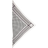 Lala Berlin Triangle Trinity Classic Scarf - Alabastro Off-white