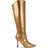 Sam Edelman Elia Wide - Gold Snake Embossed Leather