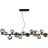 Globo Riha Black/Smoke Pendellampa 120cm