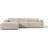 Westwing Collection Melva Light Beige Soffa 319cm 4-sits