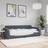 vidaXL Daybed 80x200 cm Velour Mørkegrå
