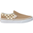 Vans Kid's Classic Slip-On Checkerboard - Neutral Brown/True White