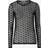 Mos Mosh MMLoretta Velvet Mesh Blouse - Black