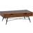 BigBuy Home Centre Table Natural/Black Matbord 60x120cm
