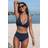 Cupshe Longline V Neck Bralette and Navy - Dark Navy