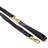 John Whitaker Elasticated Leather Draw Reins Black