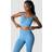 ICANIWILL Define Seamless Sports Bra - Light Teal