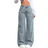 Shein EZwear Casual Washed Straight Leg Jeans