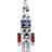 Pandora Moveable Nutcracker Dangle Charm - Silver/Multicolour