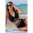 Cupshe Black Keyhole Bikini Top & High-Rise Bottoms Set