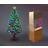 Shatchi Fibre Optic Christmas Star Green Christmas Tree 150cm