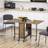 Homcom Mobile Drop Leaf Dining Table