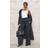 PrettyLittleThing Pinstripe Tailored Wide Leg Trousers - Black