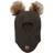 Mikk-Line Wool Fullface Winter Pom Elefanthatt - Dark Brown Melang