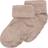Minymo Rib Strumpor 2-Pack - Silver Mink Melange