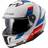 LS2 FF808 Stream II Vintage Helmet, white-red-blue, for Men Man