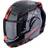 Scorpion EXO Tech Evo Traveller Helmet, black-red, for Men