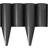SolaDirect Black Lawn Edging Border 2.5 Metres 8.2 Ft Long