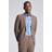 FARAH Slim Fit Flannel Suit Jacket - Brown