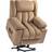 Homcom Power Lift Recliner Chair Light Brown Armchair