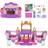 Mattel Disney Princess Carriage to Castle Transforming Playset with Aurora Small Doll HWX17