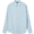 Singular Society Men's Relaxed Linen Shirt - Light Blue