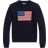 Polo Ralph Lauren Flag Cotton Crewneck Sweater - Navy