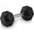 Master Fitness Rubber Hex Dumbbell 10kg