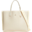 Tommy Hilfiger Iconic Logo Tape Satchel - White Clay