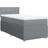 vidaXL mit Matratze Hellgrau 80x200 cm Boxspringbett